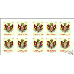 Cream booklet of 10 postage-stamps "Area 1 - less than 20 grams" with permanent validity