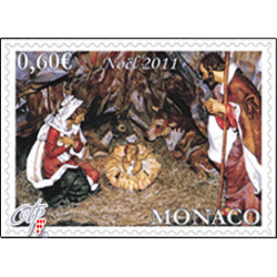 POSTCARD OF THE 2011 CHRISTMAS' S POSTAGE-STAMP