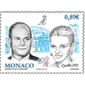TIMBRE MARIAGE PRINCIER - BLEU TIMBRE MARIAGE PRINCIER - BLEU