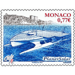 THE ARRIVAL OF THE PLANETSOLAR IN MONACO