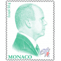 NEW EFFIGY IN PROFILE OF H.S.H. PRINCE ALBERT II IN GREEN COLOR NEW EFFIGY IN PROFILE OF H.S.H. PRINCE ALBERT II IN GREEN COLOR
