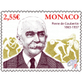 150TH ANNIVERSARY OF THE BIRTH OF PIERRE DE COUBERTIN 150TH ANNIVERSARY OF THE BIRTH OF PIERRE DE COUBERTIN
