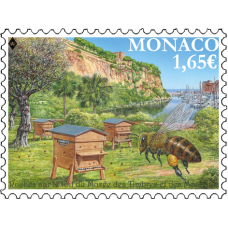 BEE HIVES ON THE ROOF OF THE MUSEUM OF STAMPS AND COINS