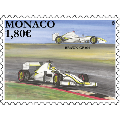LEGENDARY RACE CARS  - BRAWN GP 001