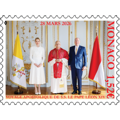 SOUVENIR DU VOYAGE APOSTOLIQUE DE S.S. LE PAPE LÉON XIV À MONACO