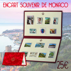 ENCART SOUVENIR MONACO -TIRAGE LIMITÉ