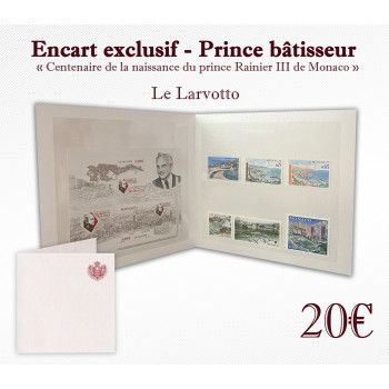 FOLDER "RAINIER III, PRINCE BUILDER - LARVOTTO"
