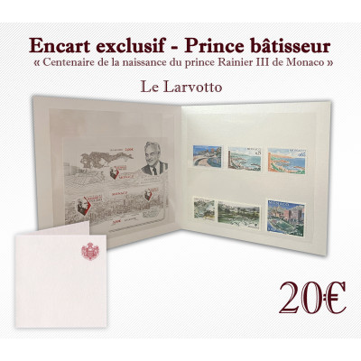 FOLDER "RAINIER III, PRINCE BUILDER - LARVOTTO"