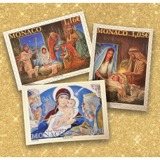 SET OF 3 CHRISTMAS POSTCARDS