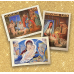 SET OF 3 CHRISTMAS POSTCARDS